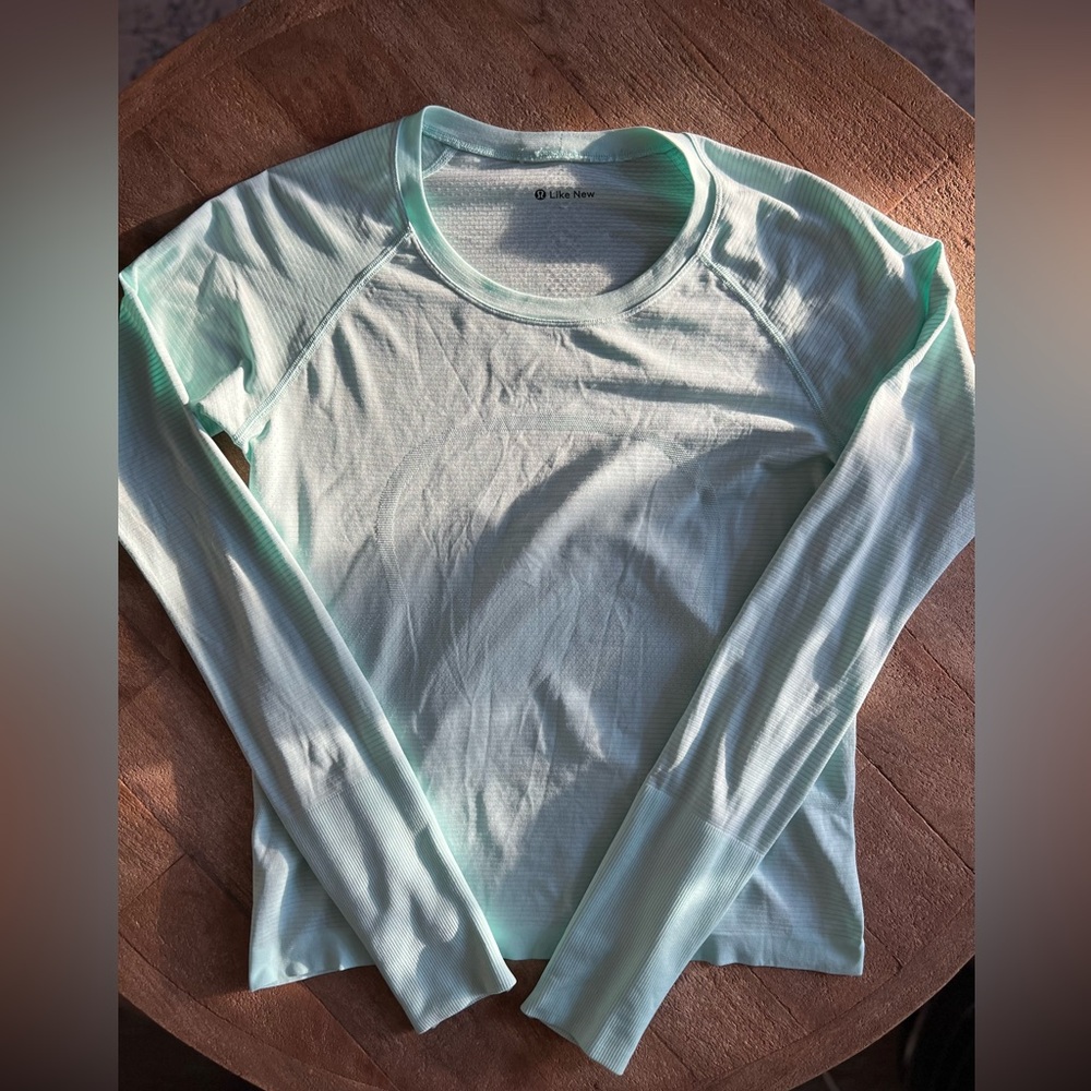 Lululemon Swiftly Tech Long Sleeve, Ideal Mint
